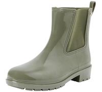 Tommy Hilfiger Women's Nonslip Flag Rainboots, Green (Utility Olive), 4