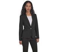 Tommy Hilfiger Women's One Button Blazer, Black, 12
