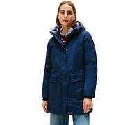 Tommy Hilfiger Women's Padded Nylon Parka with Hood, Blue (Dark Night Navy), S