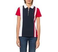 Tommy Hilfiger Women's Polo Tee, Scarlet Multi, M