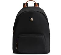 Tommy Hilfiger Womens Popette dome Backpac Backpac, Black, One Size, Backpacks