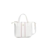 Tommy Hilfiger Women's Poppy Small Tote Bag with Removable Crossbody Strap, Ecru, One Size