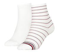 Tommy Hilfiger Women's Preppy Women's Short Socks (2 Pack) Socks