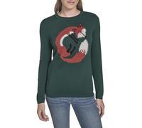Tommy Hilfiger Women's Pullover Crewneck Everyday Sweater, Forest Fox, XL