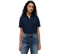Tommy Hilfiger Women's Regular Fit Short Sleeve Polo Shirt, Blue (Dark Night Navy), XS