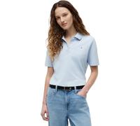 Tommy Hilfiger Women's Regular Fit Short Sleeve Polo Shirt, Blue (Breezy Blue), S