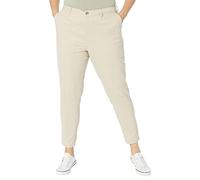 Tommy Hilfiger Women's Relaxed Fit Hampton Chino Pant (Standard and Plus Size) Casual, Khaki, 18