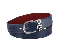 Tommy Hilfiger Women's Reversible Belt, Navy/Red, Large