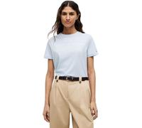 Tommy Hilfiger Corp Logo Regular Fit Short Sleeve T-shirt Blue S Women