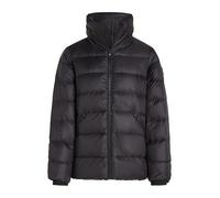 Tommy Hilfiger Women's Short Funnel Neck Down Puffer Jacket, Black (Black), XL