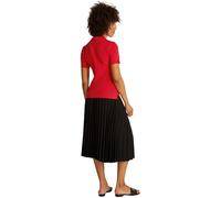 Tommy Hilfiger Women's Short Sleeve Slim Fit Polo Shirt, Red (Primary Red), L