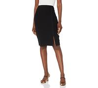 Tommy Hilfiger Women's Side Slit Pencil Skirt, Black, 16