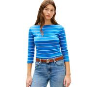 Tommy Hilfiger Women's Slim Cody Boat-Nk 3/4Slv Ww0Ww40589, Blue, XL