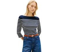 Tommy Hilfiger Women's Slim Cody Boat-Nk 3/4Slv Ww0Ww40589, Blue, XXS