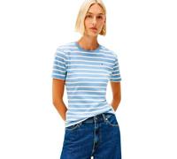 Tommy Hilfiger Slim Cody Short Sleeve T-shirt Blue M Women
