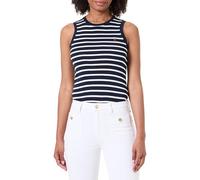 Tommy Hilfiger Women's Slim Cody C-Nk Tank Top WW0WW47806, Blue, M