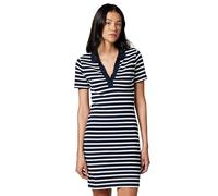 Tommy Hilfiger Women's Slim Fit V-Neck Polo Dress