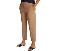 Tommy Hilfiger Women's Slim Straight CO Chino WW0WW40504, Khaki, 36