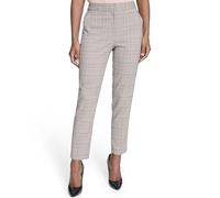 Tommy Hilfiger Women's Sloane Ankle Trouser Suit Pant, Pale Pink Multi, 12