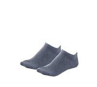 Tommy Hilfiger Women's Sneaker 2P Ankle Socks, Middle Grey Melange, Size 39