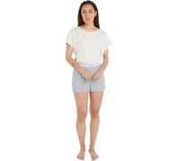 Tommy Hilfiger Women's Ss Pyj Set Woven Uw0uw05226 Pyjamas, Grey (Ivory/Woven Mini Geo), L