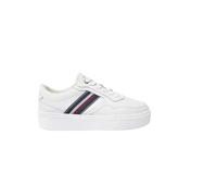 Tommy Hilfiger Women's Stripes Platform Sneaker Fw0fw08348Low Top