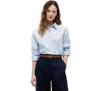 Tommy Hilfiger Women's Summer Poplin Ls Boxy Shirt WW0WW49940 Other Shirts, Blue (Breezy Blue), 44