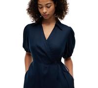 Tommy Hilfiger Women's Sumr Linen Wrap LNG Midi DRS WW0WW51011 Wrap Dress, Blue (Dark Night Navy), 38
