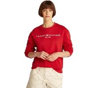 Tommy Hilfiger Women's Sweatshirt without Hood, Red (Primary Red), XXS