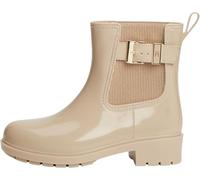 Tommy Hilfiger Women's Th Buckle Glossy Ankle Rain Boot Fw0fw09543Rainboots