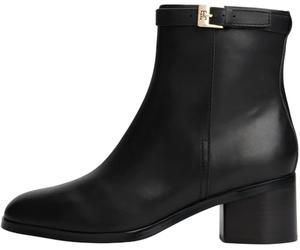 Tommy Hilfiger Women's Th Buckle Riding Mid Heel Bootie Fw0fw08859Ankle Boots