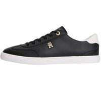 Tommy Hilfiger Women's Th Chic Low Profile Vulc FW0FW09104 Low Top, Black (Black), 2.5