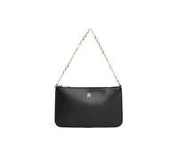 Tommy Hilfiger Women's TH Icon Chain Shoulder Pouch in Black Tommy Hilfiger Black One Size