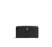 Tommy Hilfiger Women's Th Icon Large Zip Around Purse Black Tommy Hilfiger Black One Size