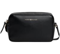 Tommy Hilfiger Women's TH LOGOTAPE CAMERA BAG AW0AW17689 Crossover, Black (Black), One Size