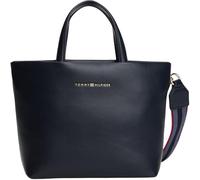 Tommy Hilfiger Women's TH LOGOTAPE MINI TOTE AW0AW17694 Tote, Blue (Space Blue), One Size