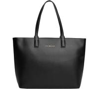 Tommy Hilfiger Women's TH LOGOTAPE TOTE AW0AW17449 Tote, Black (Black), OS