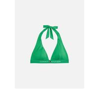 Tommy Hilfiger Women's TH Original Halterneck Bikini Top, Radiant Green