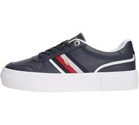 Tommy Hilfiger Women's Th Platform Vulc Leather Fw0fw09603Low Top