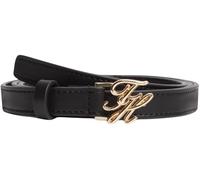 Tommy Hilfiger Women's Th Script 1.5 AW0AW18609 Adjustable Belt, BLACK, 80