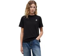Tommy Hilfiger Women's Th Script Reg C-Nk Ss Tee WW0WW49941 S/S T-Shirt, Black (Black), XS