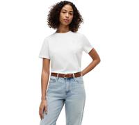 Tommy Hilfiger Women's Th Script Reg C-Nk Ss Tee WW0WW49941 S/S T-Shirt, White (Ecru), XL