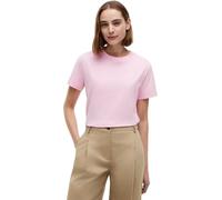 Tommy Hilfiger Women's Th Script Reg C-Nk Ss Tee WW0WW49941 S/S T-Shirt, Pink (Classic Pink), XS
