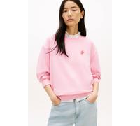 Tommy Hilfiger Women's Th Script Reg Sweatshirt Classic Pink | Size: Medium Tommy Hilfiger Pink M