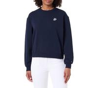 Tommy Hilfiger Women's TH SCRIPT REG TERRY SWTSHRT WW0WW49418 Pullover Sweatshirt, BLUE (Dark Night Navy), XL