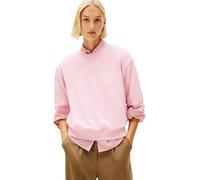 Tommy Hilfiger Women's TH SCRIPT REG TERRY SWTSHRT WW0WW49418 Pullover Sweatshirt, PINK (Bonita Pink), XXL
