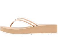 Tommy Hilfiger Women's Th Stripe Summer Sandal FW0FW09196 Flip Flops, KHAKI (Safari Canvas), 6