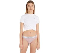 Tommy Hilfiger Women's Thong Print Uw0uw04547 Thongs, Pink (Mini Geo Coral Clay), XS