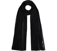 Tommy Hilfiger Women's TOMMY SCRIPT CHIFFON SCARF AW0AW18049 Light Scarf, BLACK, One Size