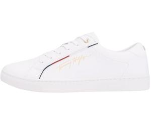 Tommy Hilfiger Women's Tommy Signature Cupsole Trainers, White (White), 3.5